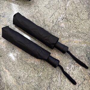 2 Black Compact Umbrella